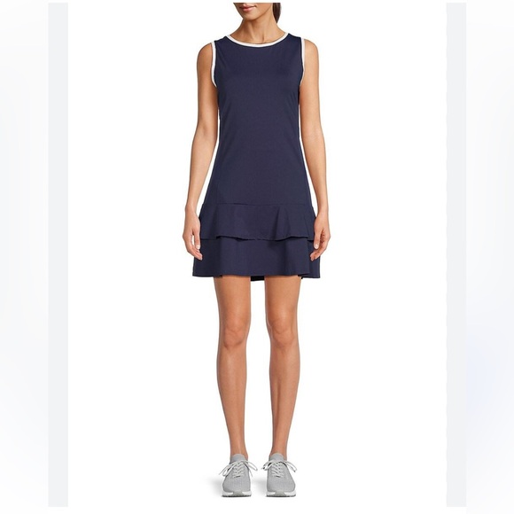 Kinona Dresses & Skirts - NEW • KINONA • Women's Navy Blue Roundneck Mini Golf Dress / One in Two
